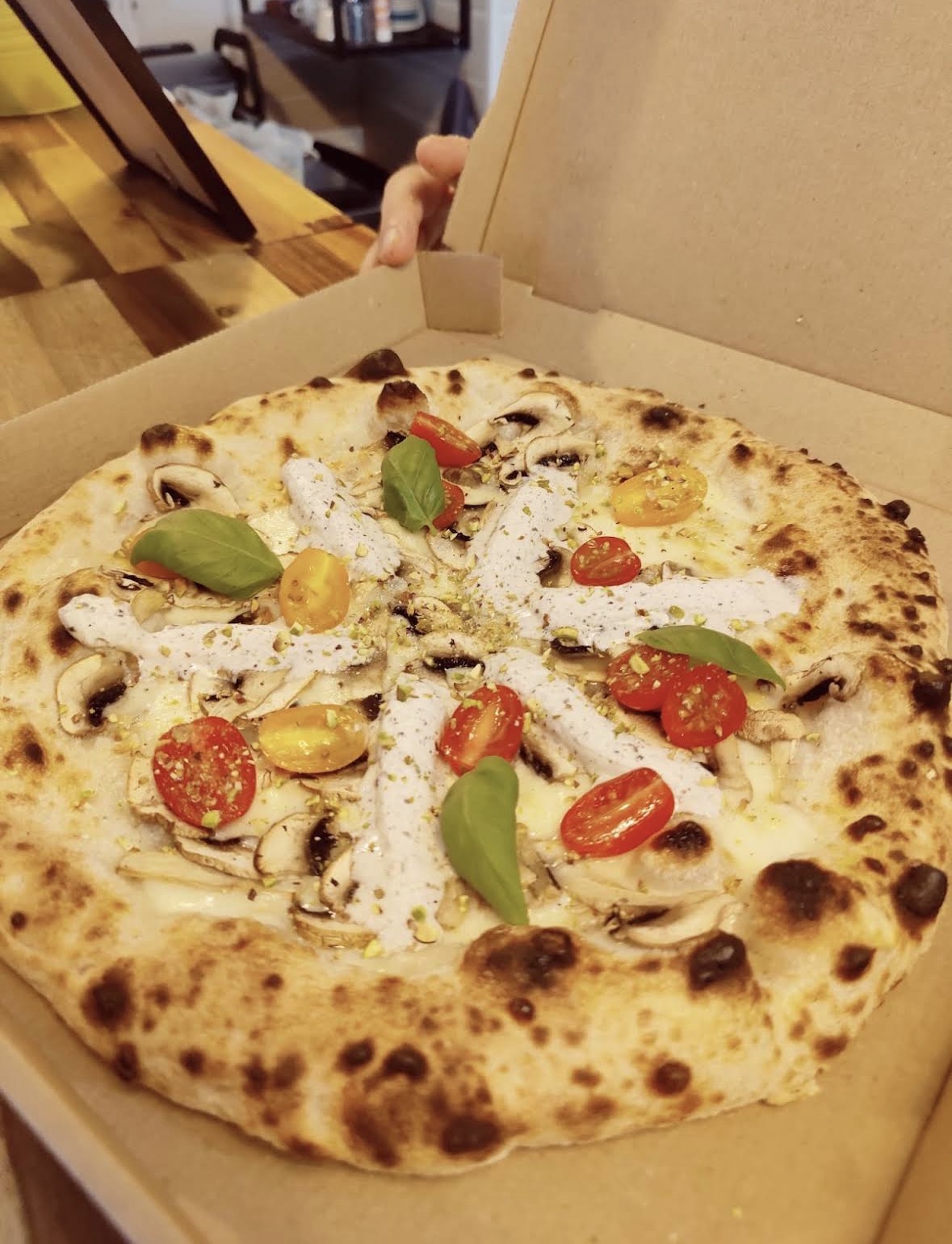 Pizza blanche